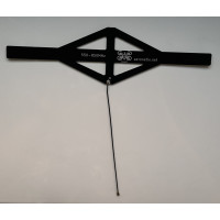 Aeronetix Wideband Dipole Receiver Antenna for FPV Drone Control 550-850 MHz (15cm cable)