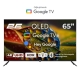 Телевізор 65" 2E QLED 4K 60Hz Smart Google TV Black