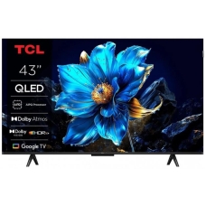 Телевізор 43" TCL QLED 4K 60Hz Smart Google TV Black