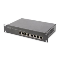 Коммутатор DIGITUS 10", Gigabit Ethernet 8x10/100/1000Mbps RJ45 POE