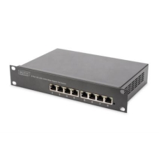 Комутатор DIGITUS 10", Gigabit Ethernet 8x10/100/1000Mbps RJ45 POE