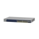Комутатор NETGEAR GS728TPP 24xGE PoE, 4xSFP, 384Вт, Керований L2