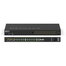 Комутатор NETGEAR M4250-26G4F-PoE+ (GSM4230P), 26xGE (24xPoE), 4xSFP, 300Вт, AV Line, Керований L2