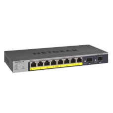 Комутатор NETGEAR GS110TP 8xGE PoE, 2xSFP, 55Вт, Керований L2