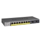 Комутатор NETGEAR GS110TP 8xGE PoE, 2xSFP, 55Вт, Керований L2