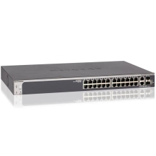 Комутатор NETGEAR GS728TXP 24xGE PoE, 2x10GE, 2xSFP+, 195Вт, Керований L2