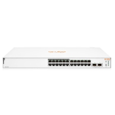Комутатор HPE Aruba Instant On 1830 24xGE, PoE Class 4 195W (ports 1-12), 2xSFP ports, LT Warranty