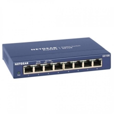 Комутатор NETGEAR GS108GE 8xGE, Некерований