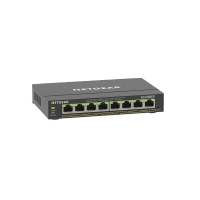 Комутатор NETGEAR GS308EP 8xGE PoE, 62Вт, WebSmart