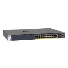 Комутатор NETGEAR M4300-28G-POE+ (GSM4328PA) 24x1GE PoE+, 2x10GE, 2xSFP+, керований L3 з можливістю стекування