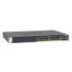 Комутатор NETGEAR M4300-28G-POE+ (GSM4328PA) 24x1GE PoE+, 2x10GE, 2xSFP+, керований L3 з можливістю стекування