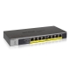 Коммутатор NETGEAR GS108LP 8xGE PoE, 60Вт, Неуправляемый
