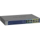 Комутатор NETGEAR GS516UP 16xGE PoE, 380Вт, Некерований