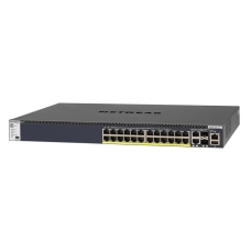 Комутатор NETGEAR M4300-28G-POE+ (GSM4328PB) 24x1GE PoE+, 2x10GE, 2xSFP+, керований L3 з можливістю стекування, 720Вт