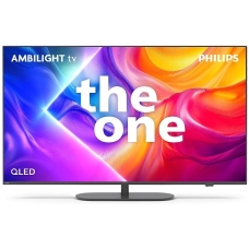 Телевізор 65" Philips QLED 4K 144Hz Smart Titan OS Black Ambilight
