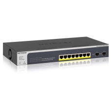 Комутатор NETGEAR GS510TPP 8xGE PoE, 2xSFP, 190Вт, Керований L2