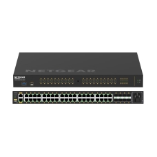 Комутатор NETGEAR M4250-40G8XF-PoE+ (GSM4248PX), 40x1GE PoE+(960Вт), 8xSFP+, AV Line керований L2