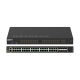 Комутатор NETGEAR M4250-40G8XF-PoE+ (GSM4248PX), 40x1GE PoE+(960Вт), 8xSFP+, AV Line керований L2