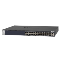Network switch NETGEAR M4300-28G (GSM4328S) 24x1GE, 2x10GE, 2xSFP+, managed L3 stackable