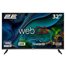 Телевізор 32" 2E LED FHD 60Hz Smart WebOS Black