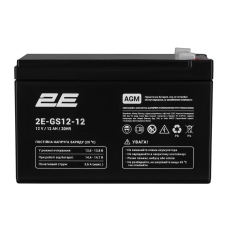 Акумуляторна батарея 2E GS, 12В, 12А•год, AGM