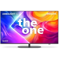 Телевізор 55" Philips QLED 4K 144Hz Smart Titan OS Black Ambilight