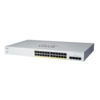 Коммутатор Cisco CBS220 24хGE, PoE, 4x1G SFP, Smart