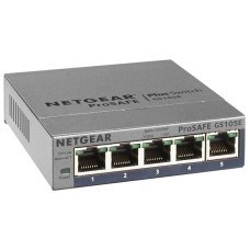 Комутатор NETGEAR GS105E 5xGE, WebSmart