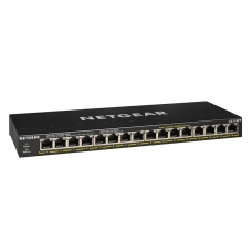 Комутатор NETGEAR GS316PP 16xGE PoE, 183Вт, Некерований