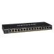 Комутатор NETGEAR GS316PP 16xGE PoE, 183Вт, Некерований