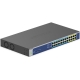 Комутатор NETGEAR GS524UP 24xGE PoE, 480Вт, Некерований
