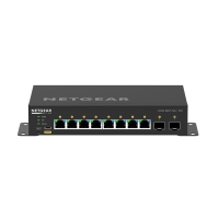Комутатор NETGEAR M4250-8G2XF-PoE+ (GSM4210PX), 8xGE PoE, 2xSFP+, 220Вт, AV Line, Керований L2