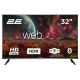 Телевізор 32" 2E LED HD 60Hz Smart WebOS Black