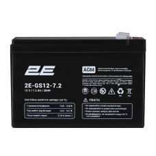 Аккумуляторная батарея 2E GS, 12В, 7.2А•час, AGM
