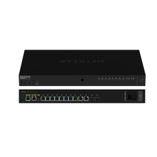 Комутатор NETGEAR M4250-10G2XF-PoE++ (GSM4212UX) 8x1GE Ultra90 PoE++ (720Вт), 2x1GE, 2xSFP, AV Line керований L2