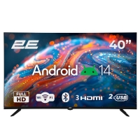 TV 40" 2E LED FHD 60Hz Smart Android Black