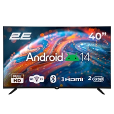 Телевізор 40" 2E LED FHD 60Hz Smart Android Black