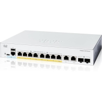 Коммутатор Cisco Catalyst 1200 8xGE, PoE, Ext PS, 2x1G Combo