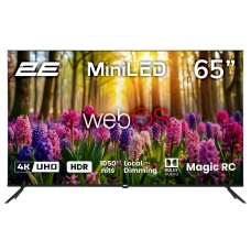 Телевізор 65" 2E MiniLED 4K 60Hz Smart WebOS Black