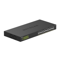 Комутатор NETGEAR GS324PP 24xGE PoE, 380Вт, Некерований