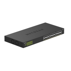 Комутатор NETGEAR GS324PP 24xGE PoE, 380Вт, Некерований