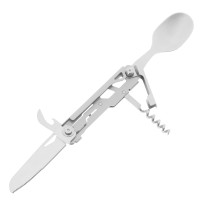 Pentagon Thor Camping Utensils Multitool, Silver