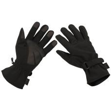 Перчатки сенсорные MFH SoftShell Черные, Black