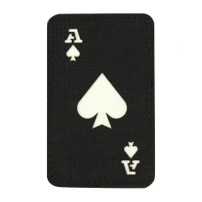 M-Tac нашивка Ace of pades Laser Cut Black/GID, Black
