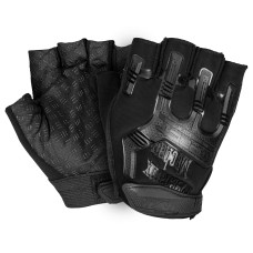 Перчатки беспалые с резиновым демпфером Mechanix Черные ONE SIZE, Coyote