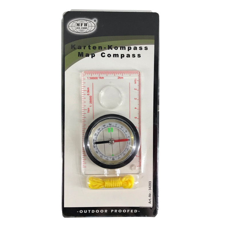 MFH Map Compass, Plastic