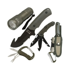 Туристичний набір ножів MFH Knife et with ED , Olive