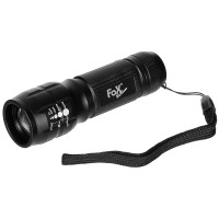 Flashlight MFH Fox Outdoor tablampe 3 ED Black