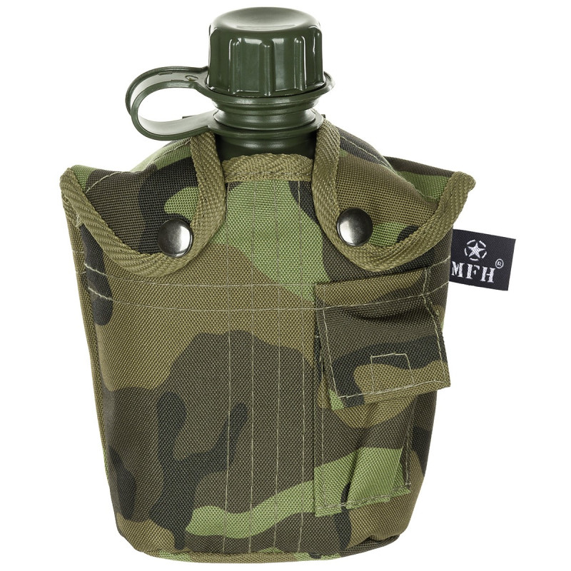 MFH 1L Canteen with M95 Camo Cover