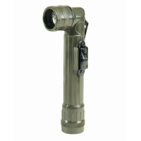 Tactical LED Flashlight MI-TEC ED Medium Anglehead Flashlight Olive